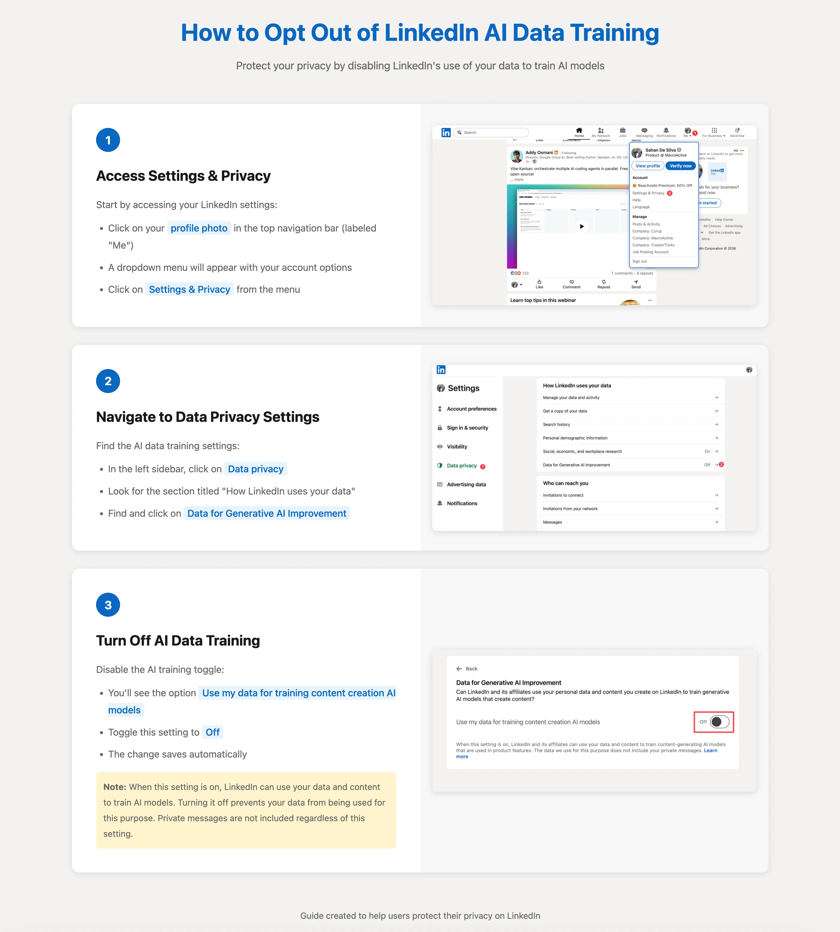 Claude-generated step-by-step guide from screenshots